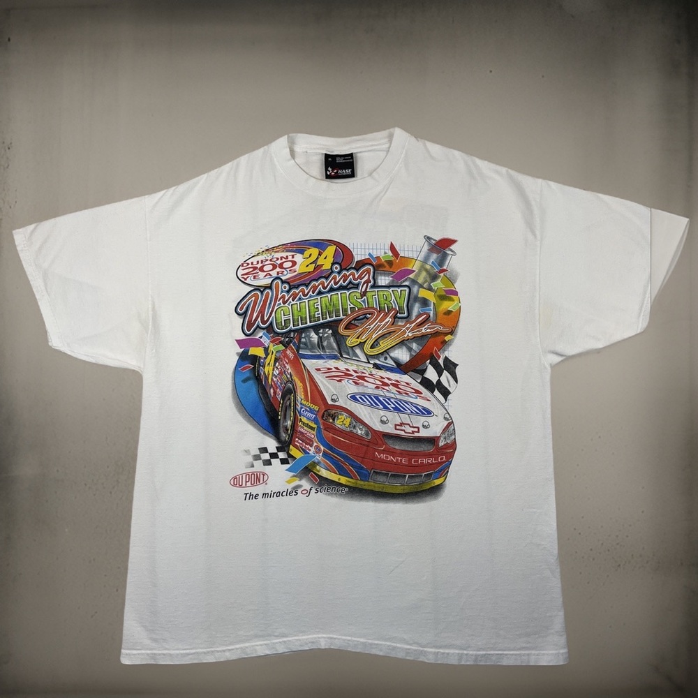 NASCAR "Formula to Success" Dupont 200 Year Anniversary Vintage T Shirt